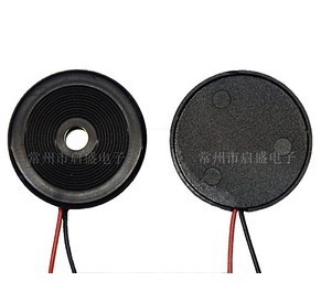 厂家直销12v 23.5*5.5MM 压电无源蜂鸣器 交流电 带引线 ROHS