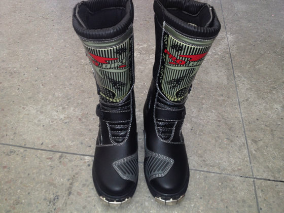 Ridingtribe Off-Road Motorcycle Cycling Shoes Boots Long Racing Anti-Collision and Anti-Fall Motorcycle Shoes Boots for Men and Women