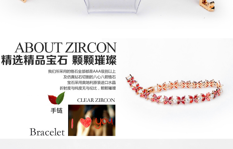 Clover Lucky Bracelet Aaa Zircon Inlaid With Colored Zircon Bracelet Women's Bracelet Wholesale display picture 12