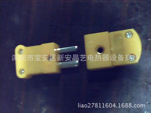 国产K型感温线插头，感温线插头，测温线插头