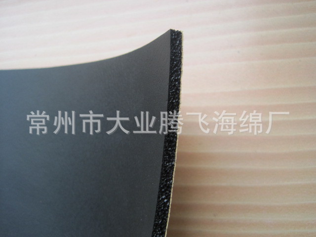 供应单面背胶海绵减震垫 背胶消音阻燃海绵条 自粘海棉条