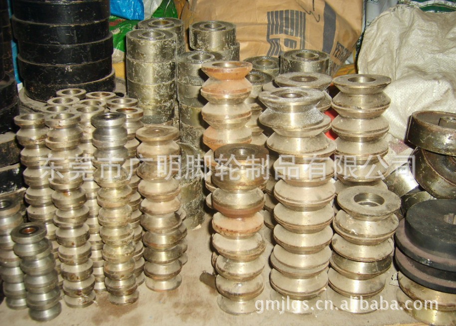 生产v型 U型 H型 T型槽轮 轨道金属滑轮