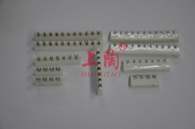 厂家供应焊接线路板用镀银绝缘子,披银瓷板,陶瓷板