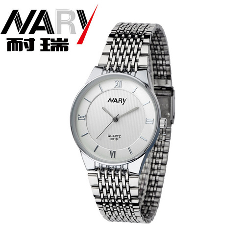 NARY/Nary quartz watch fashionable waterproof couple watch watch factory direct sale 6019