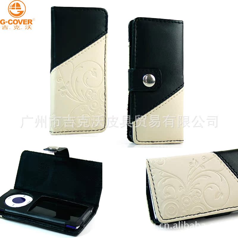 iPhone4/4S Leather sheath black PU Apple material 4s shell Factory Store Supplying