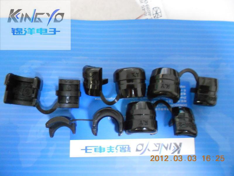 电源线扣/线卡线扣环保阻燃有安规认证电源线扣 8P-2/SB8R-2 黑色