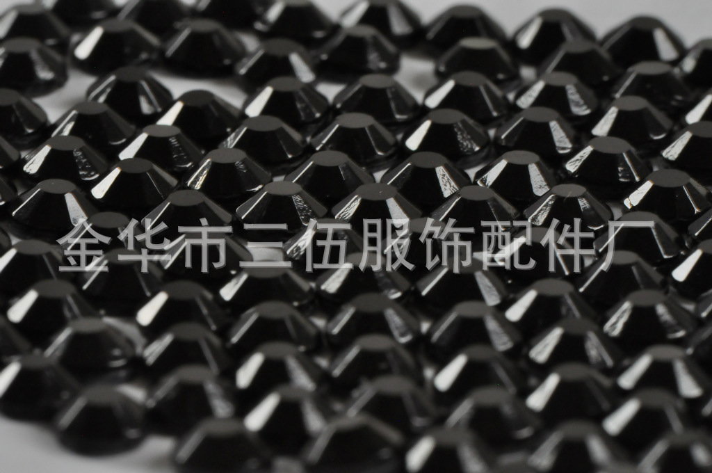 ss10假双面烫钻浦江小面黑色公斤外贸批发真双面钻单面钻服装辅料