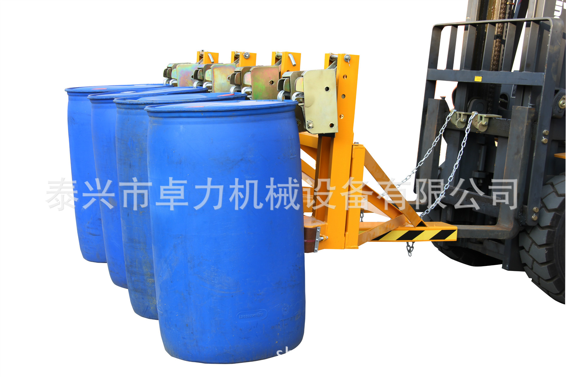 重型油桶夹具双鹰嘴四桶夹具,载重2000KG油桶夹具