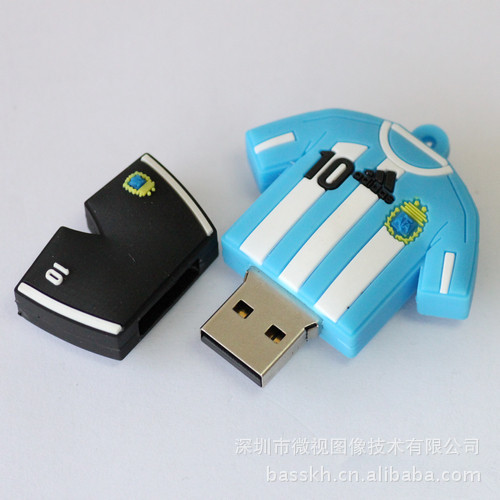 巴萨球衣u盘_创意 曼联 罗纳球衣u盘8g 小礼品
