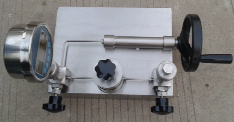 Ручной датчик давления из нержавеющей стали Датчик давления Устройство обнаружения ацетиленовой таблицы кислорода Контрольный стол