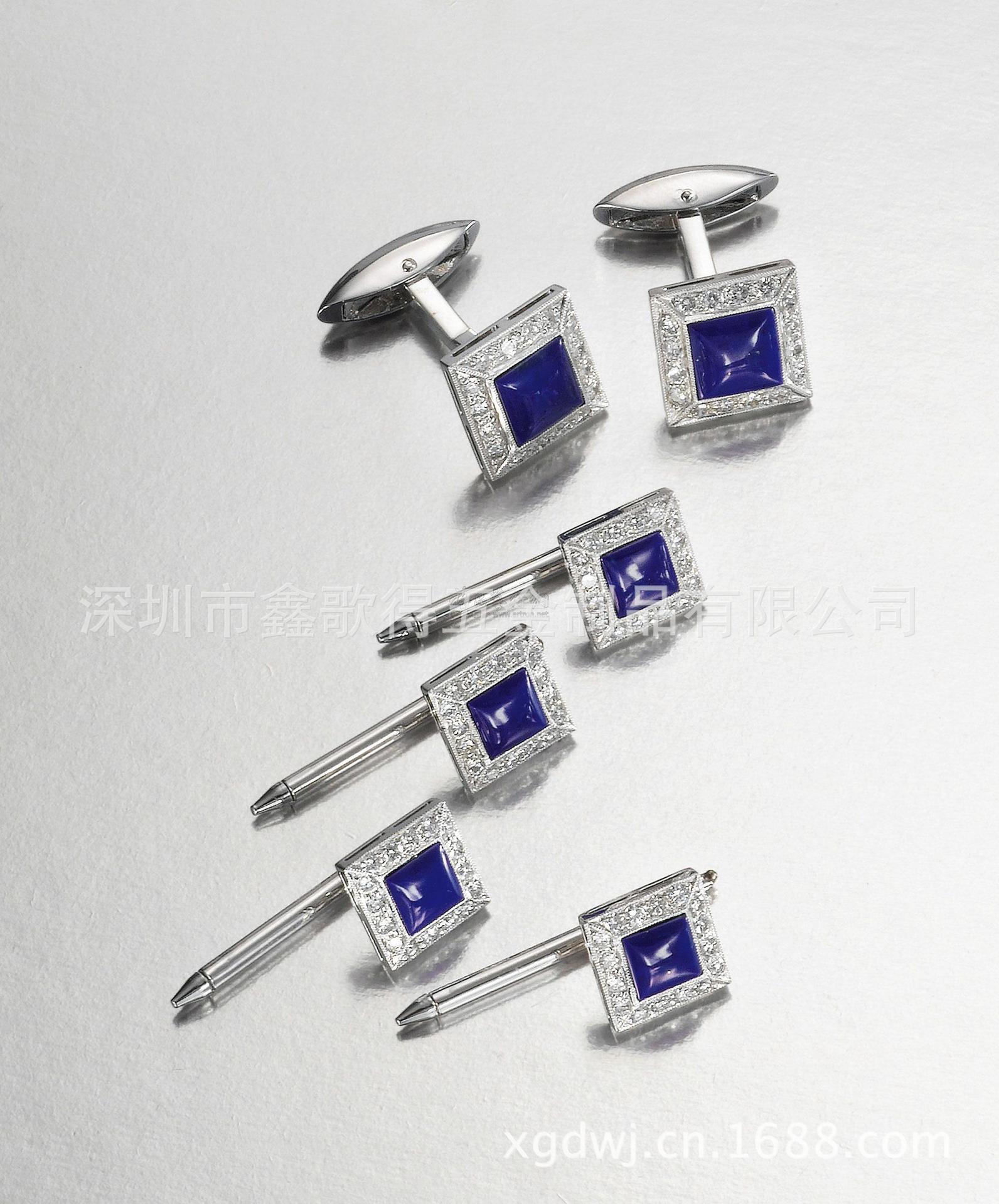 镶钻袖扣电镀、金属袖扣电镀、礼品袖扣电镀，袖扣钮电镀