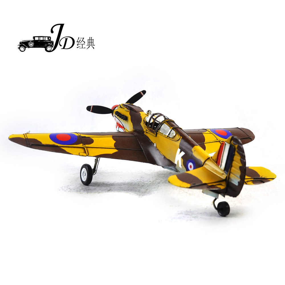 JLP472手工铁艺复古飞机