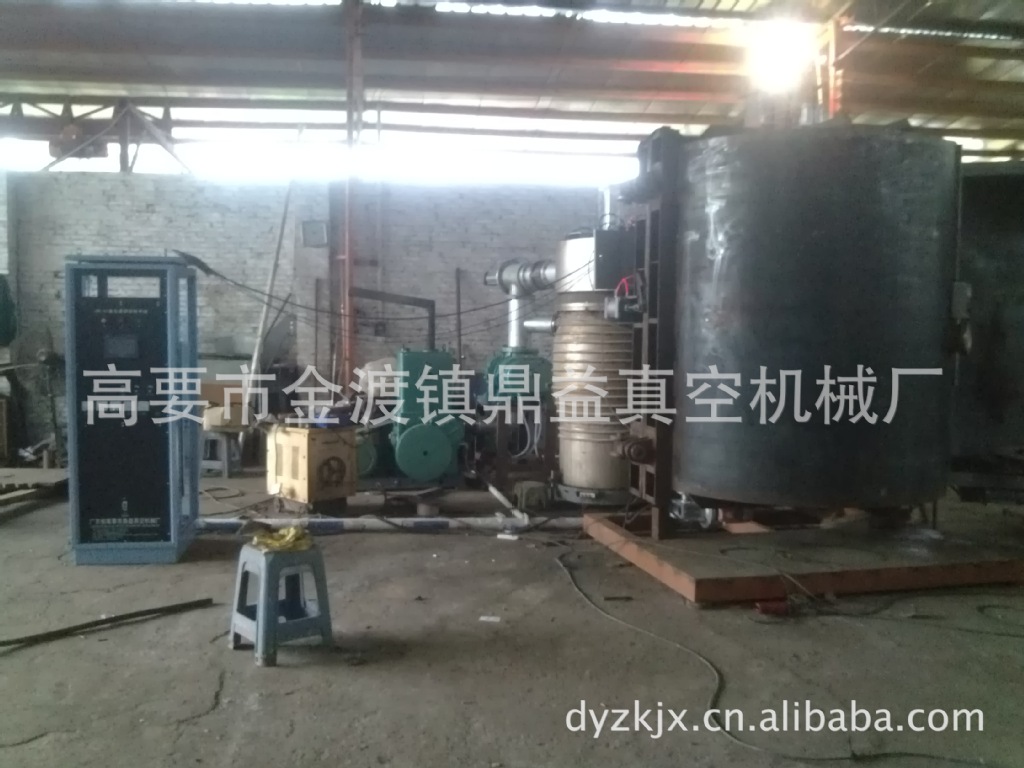 供应双门立式塑料汽车灯硅油全自动真空镀膜机