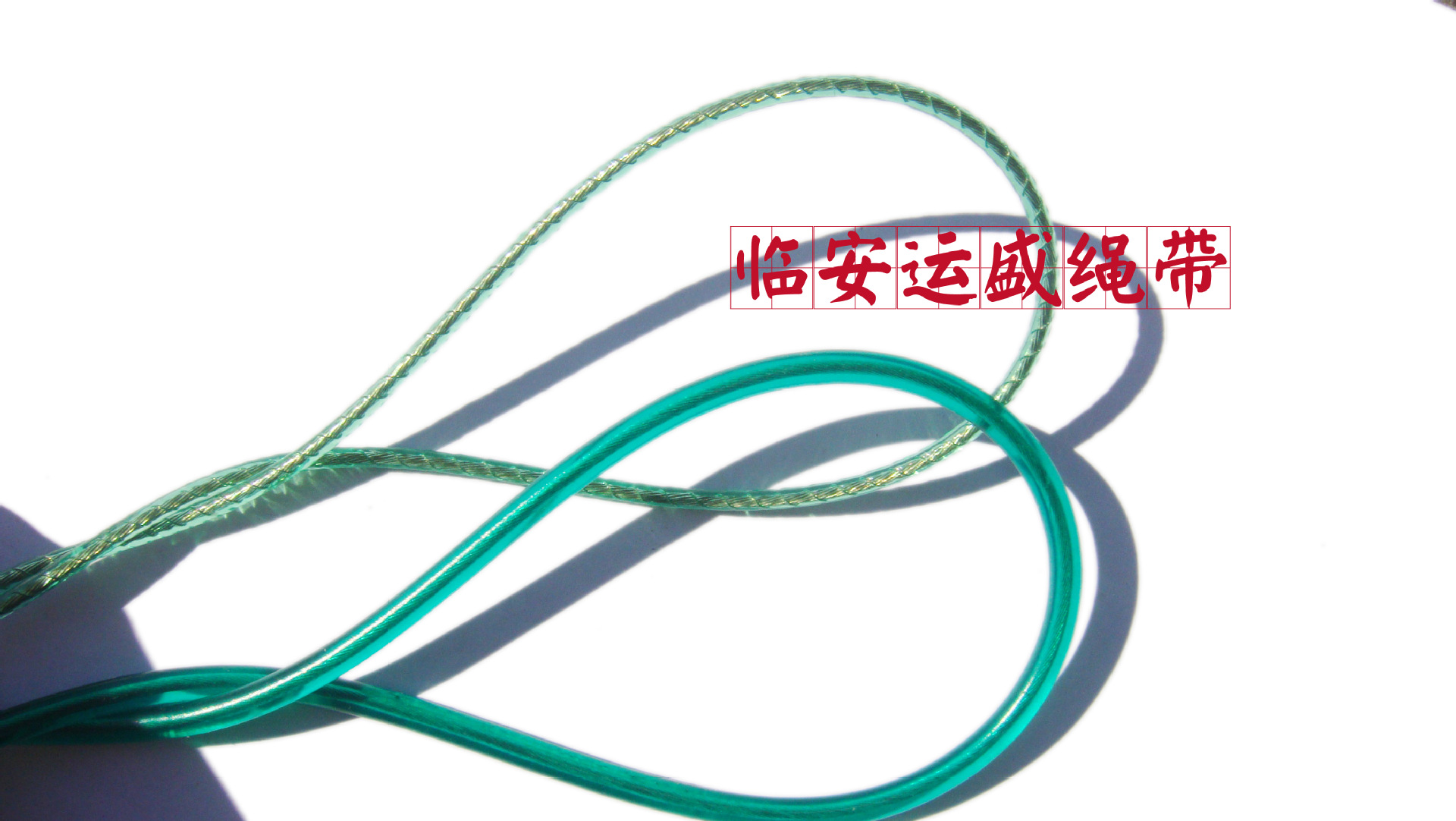 临安运盛 供应钢丝PVC外包晾衣绳2.8/3.2/4.0mm等