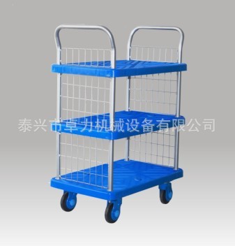 昆山供应全静音书车,三层书车，搬运方便的工具车