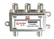 JS-CA04A CATV 频率5-1000MHz 有线电视四分配器 4分配