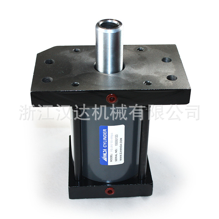 厂家直销 带锯床穿心夹紧油缸 活塞杆空心拉杆油缸高效稳定