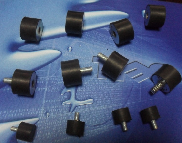 机床减震橡胶脚垫   螺丝包胶垫 M6内螺纹橡胶垫 一件代发