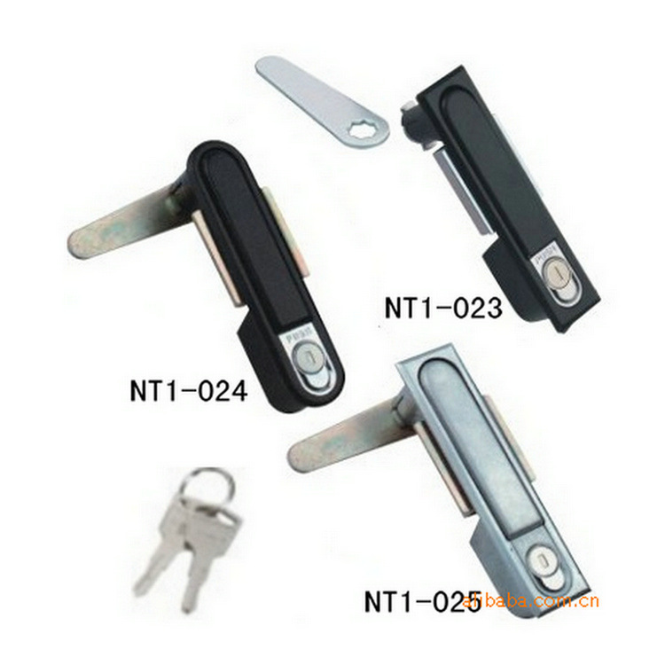 锌合金提转式电柜平面门锁 NT1-023～025|ru