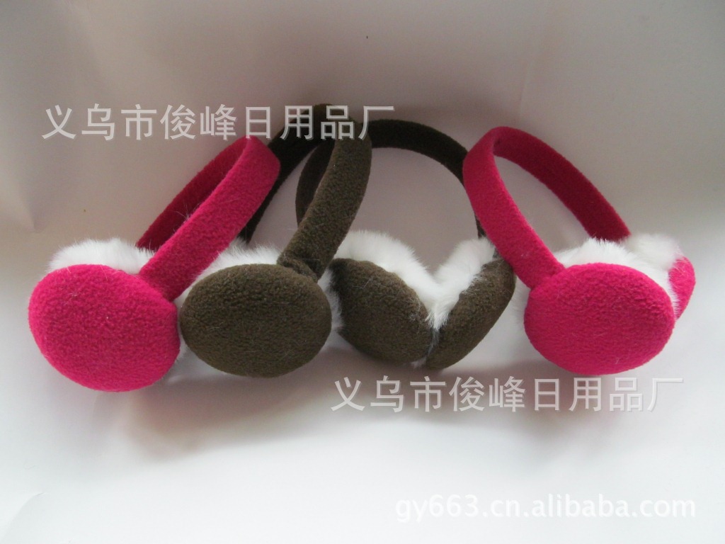 厂家供应欧美订单耳罩 保暖耳套 毛绒耳套 儿童耳套 折叠耳套