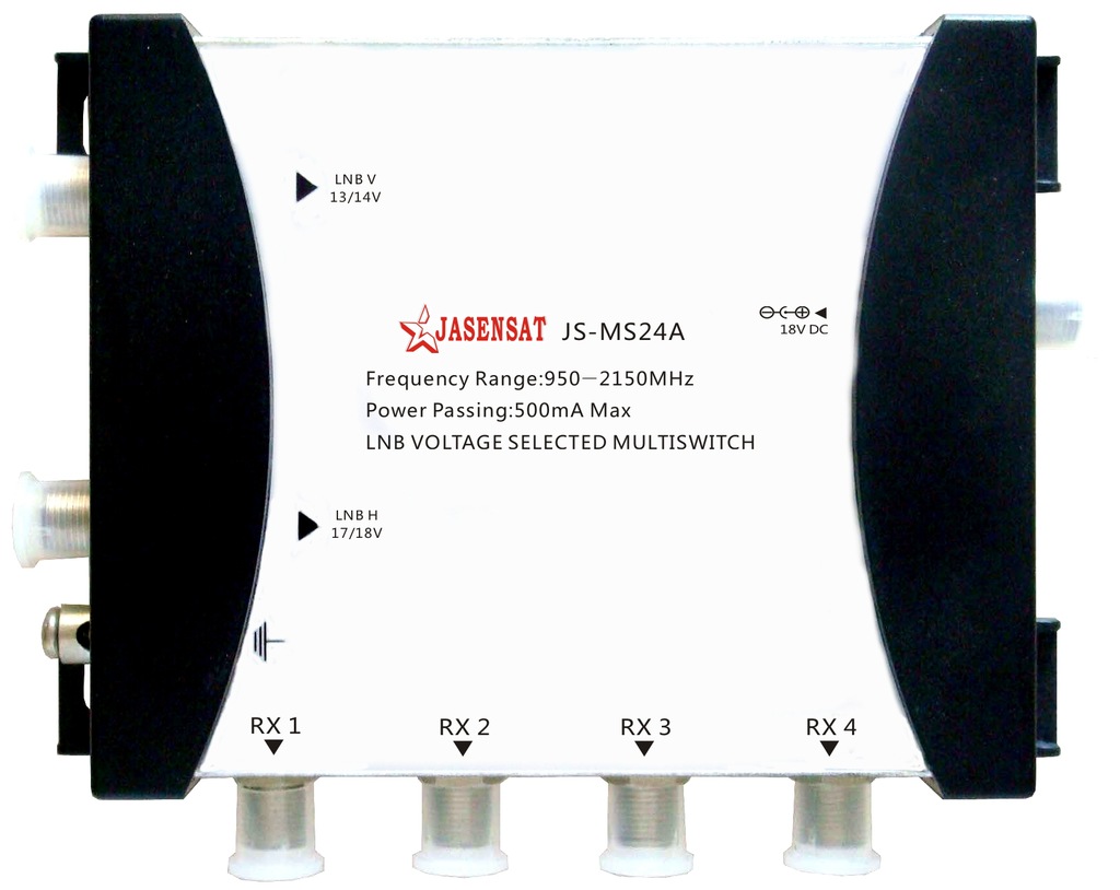2*4 Satellite Multiswitch电视信号多路开关二进四出JS-MS24A