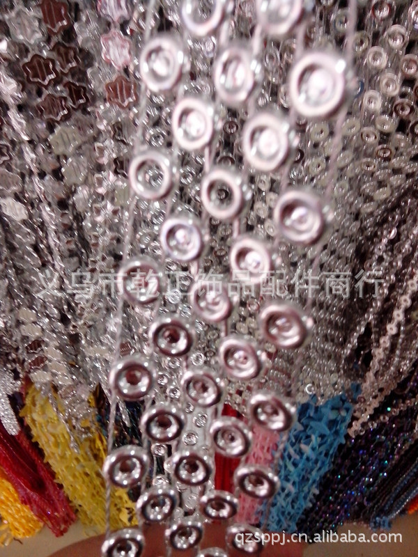Wholesale of 10MM pearl plastic connected bead chains, wedding decoration beads, stage setting props bead curtains detail image 11