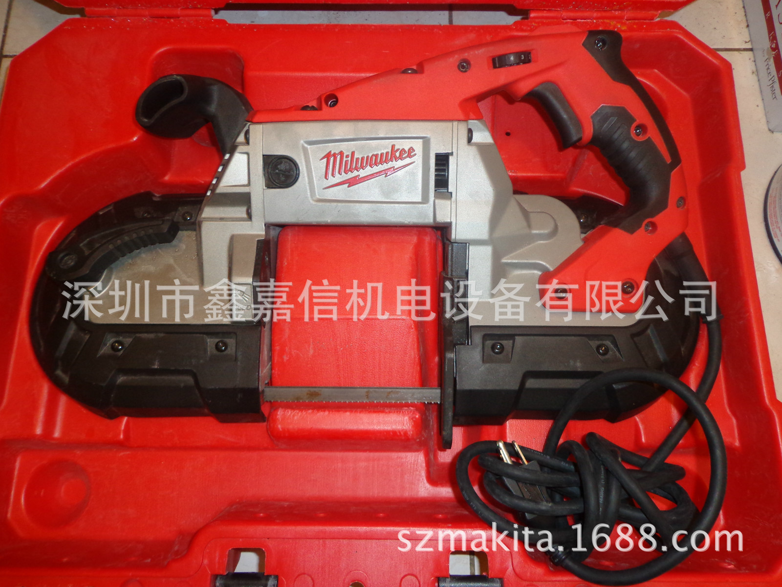 现货批发美国milwaukee米沃奇高速带锯/管道切割锯6232-20