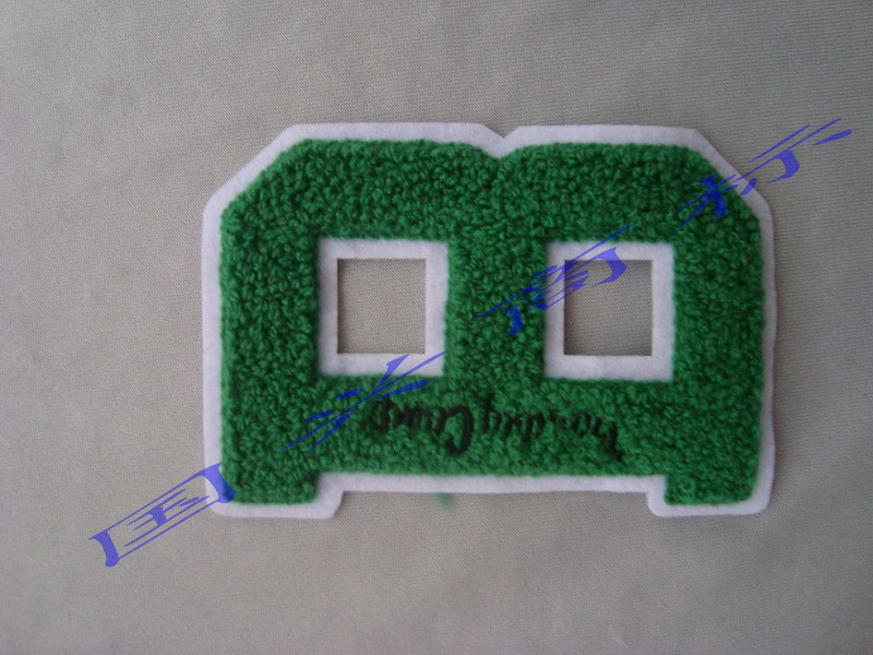 1000也可订做绍兴平面绣标 毛巾绣花章t恤商标