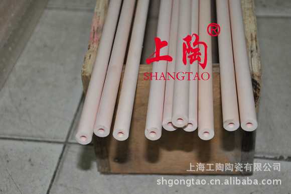 厂家供应95% 99% 99.5% 氧化铝陶瓷管，刚玉管，陶瓷棒