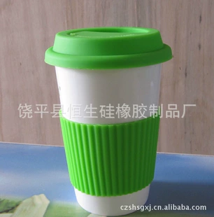 Ceramic silicone glass cover with glass, set