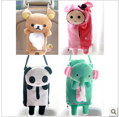 Cartoon Plush Bruins panda Youyou rabbit Plush Tissue box Tissue Towel sets
