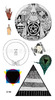 Triangle, tattoo stickers, wholesale
