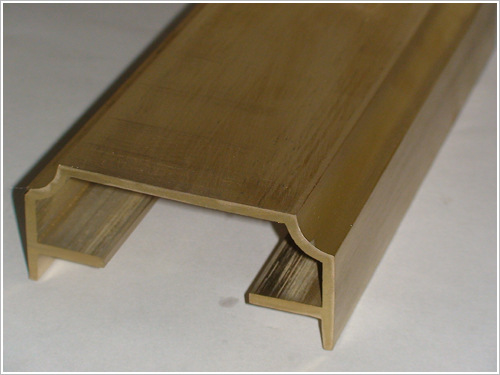 厂家供应 特价铜型材 异形铜材 半包围固定条 优质防滑条