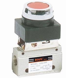 供应机械阀G321PPL二位二通圆按钮式