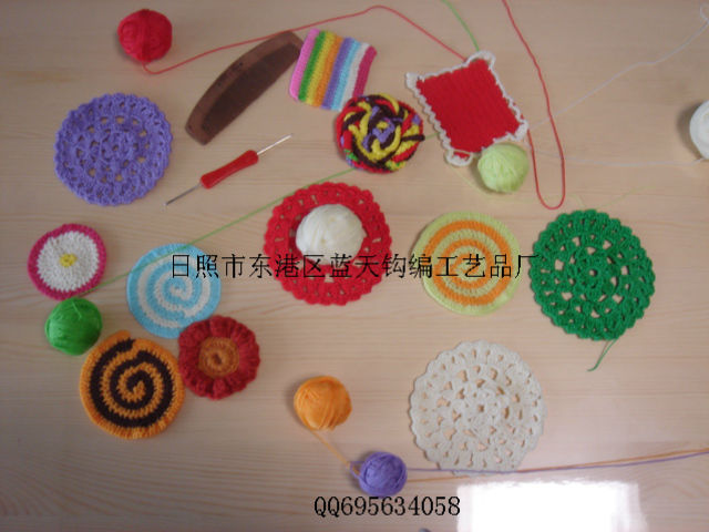钩花、毛线钩花、手工钩花、手工花朵手工制作配饰编织服饰