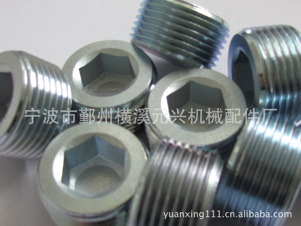 YX现货供应美制4NN-16NPT外螺纹堵头液压系统德标ZPT1内六角