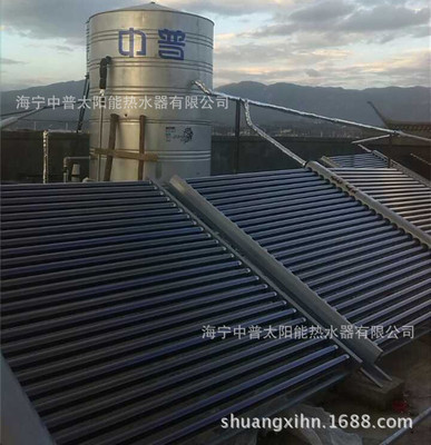 太阳能工程配套联箱 真空管太阳能集热器 家用太阳能热水设备定制|ms