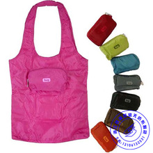 折叠购物袋来样定制 涤纶手提涤纶袋 创意购物袋可加印logo