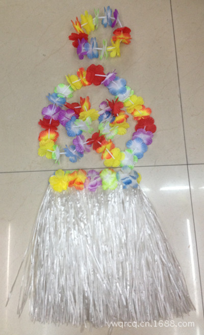 40公分草裙五件套白色