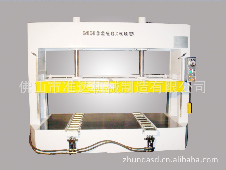 准达机械厂家直供木工机械-液压式带滚轮冷压机-气动升降批发货源