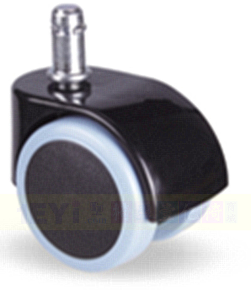 转椅脚轮豪华奔驰万向轮PU轮地板轮5只轮彩色椅轮椅盟