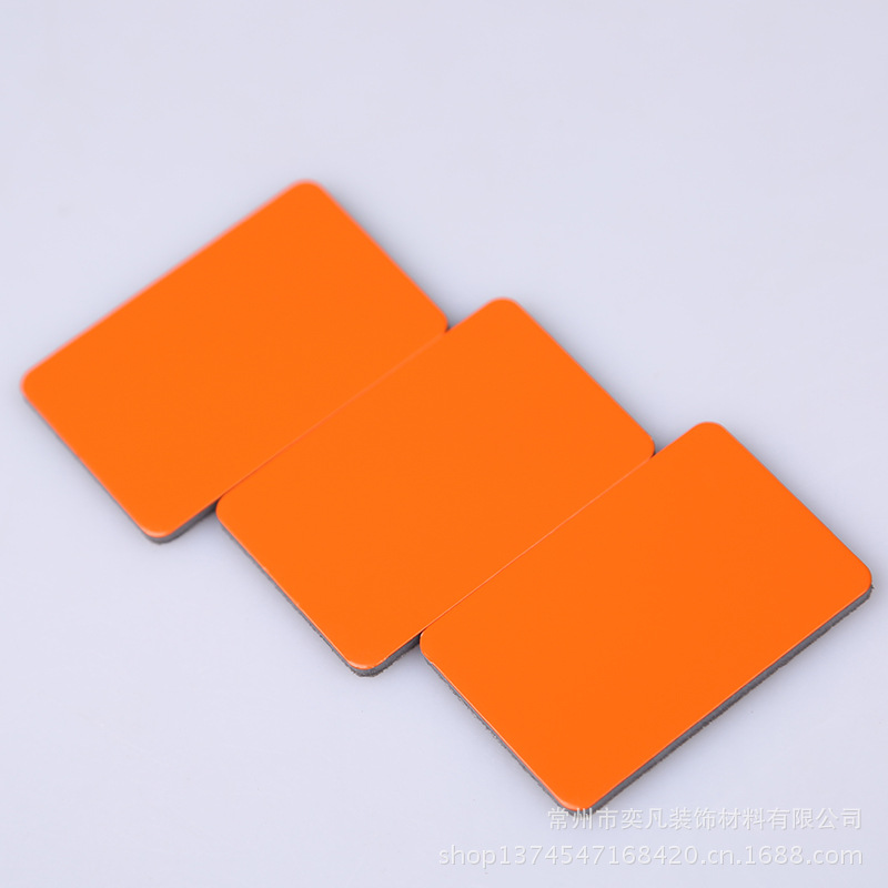 高光桔红铝塑板批发，常州铝塑板装饰建材供应商推荐