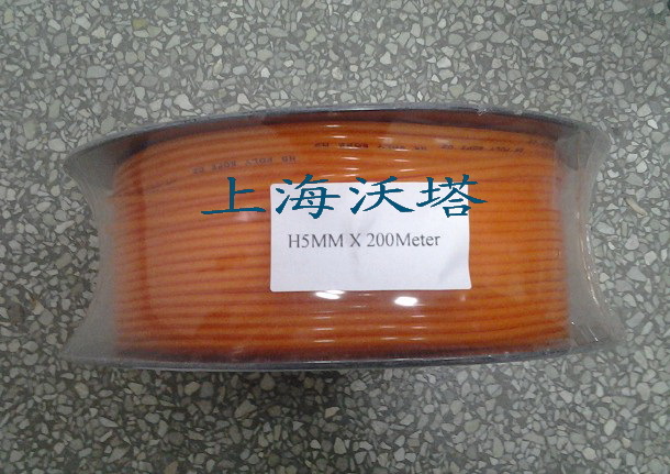 进口台湾空心圆带 POLY-ROPE 进口空心圆带 聚氨酯圆带 H5