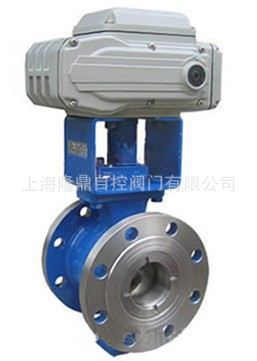 中隆鼎控供应Q681F卫生级球阀 ZAJV电动V型球阀 电动防爆调节球阀