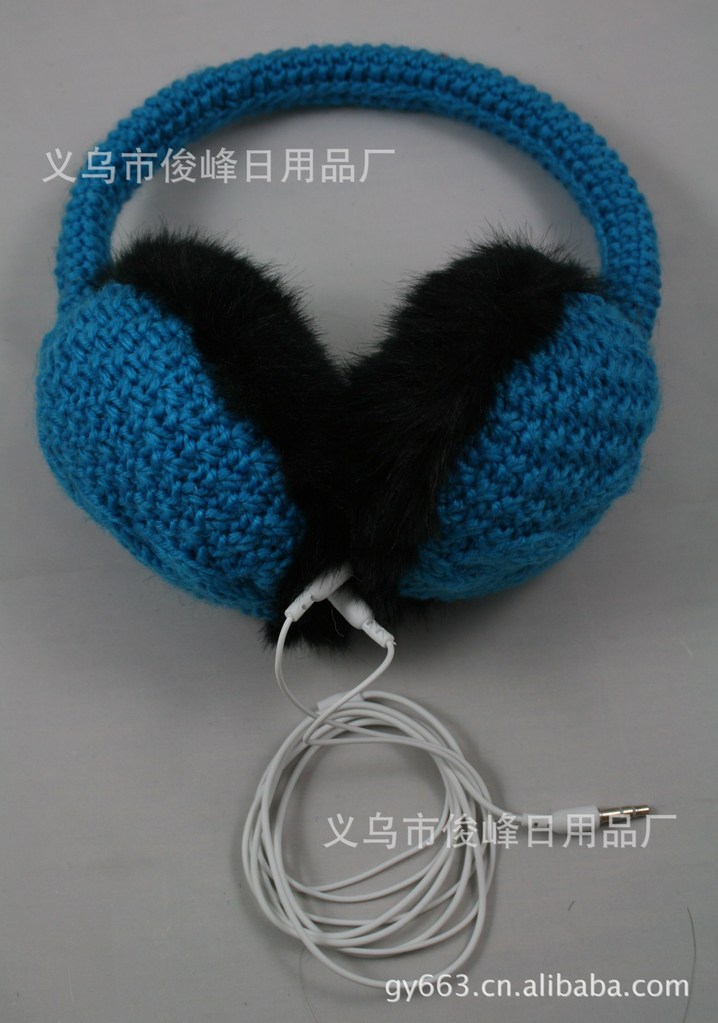 耳罩厂供应毛绒音乐耳套 耳机耳罩 音乐耳机 保暖耳套 护耳
