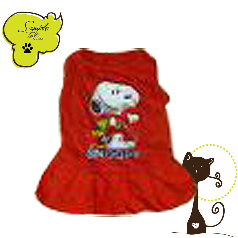 厂家直供 新款宠物衣服T恤 高档冬装来料加工宠物衣服价格优惠