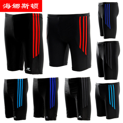 供应泳裤 长泳裤 齐膝游泳裤 5分游泳裤 海娜斯顿游泳裤8266|ru