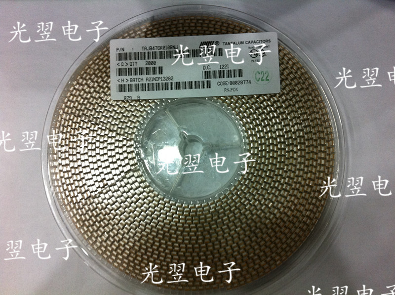 贴片钽电容 B型 3528 4.7UF 35V (475V) 可拆样品