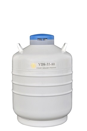 贮存型液氮生物容器(含6个276mm高提筒)YDS-35-90双旭厂家