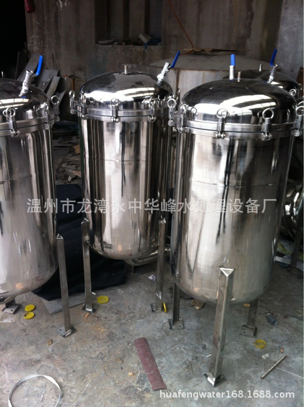 厂家供应、批发、定制三袋式不锈钢袋式过滤器